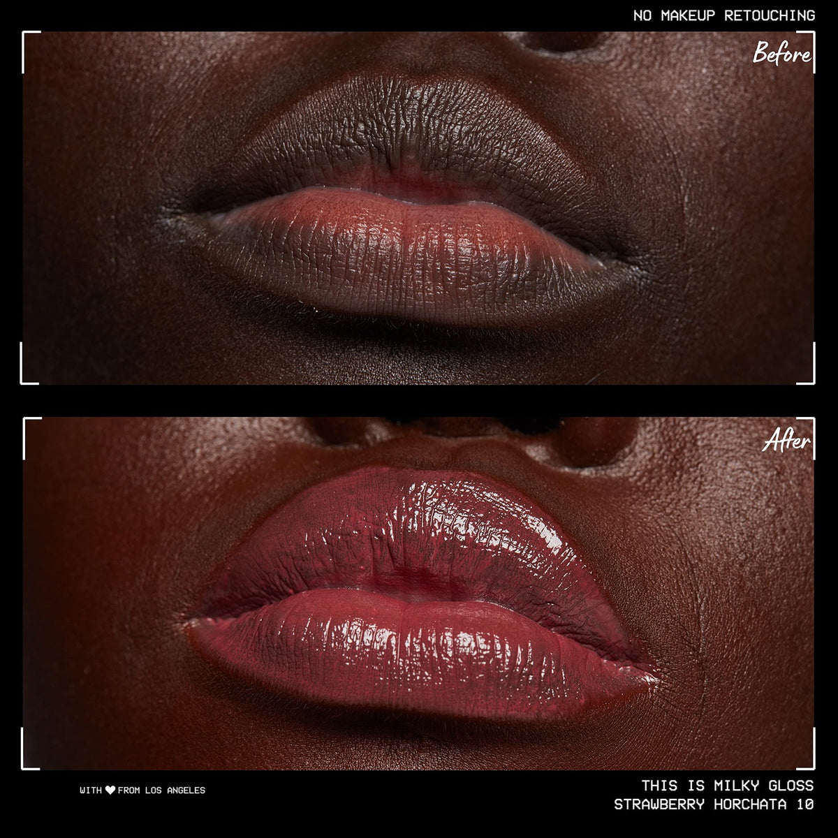 Vegan Hydrating Lip Gloss with Strawberry Horchata Flavor - 13 Fl Oz