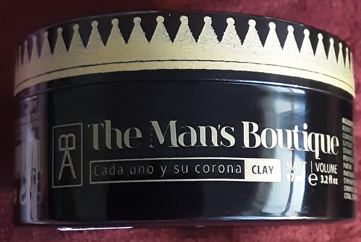 Men's Hair Clay Wax - Matte Finish, All Hair Types, 3.2 oz