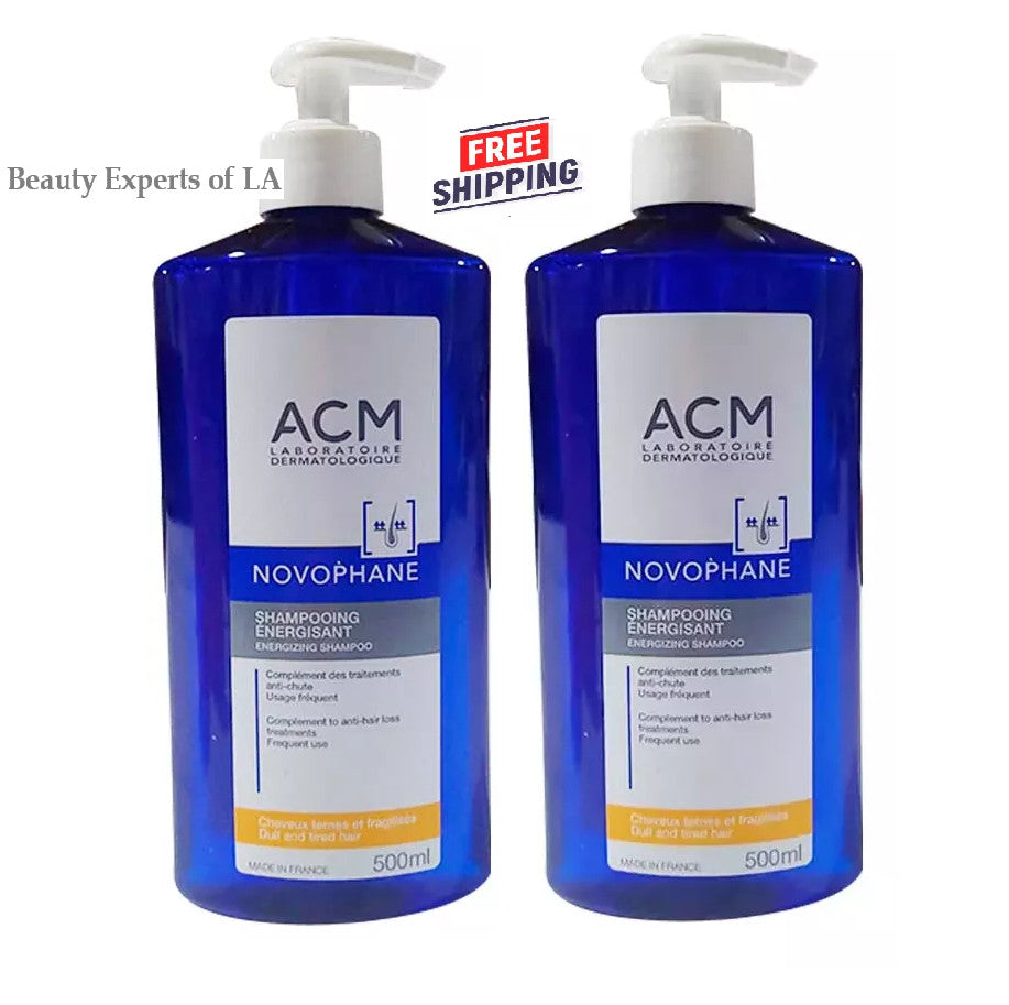 ACM Novophane Energizing Shampoo Anti Hair Loss 2x500ml