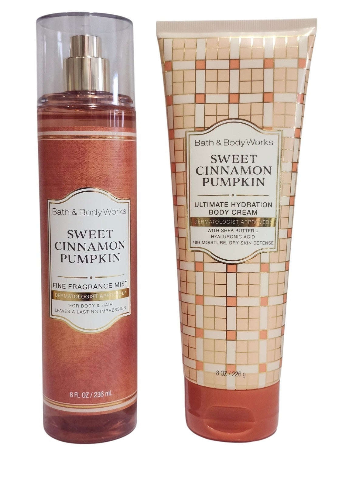 Sweet Cinnamon Pumpkin Body Cream & Mist Set - 8 oz