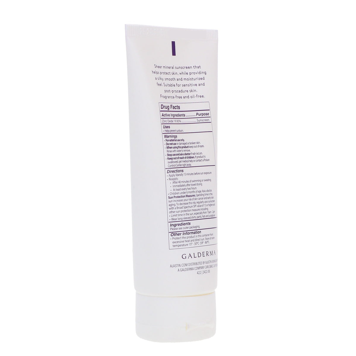 Mineral Sunscreen SPF 30 Broad Spectrum UV Protection 1.9 oz - All Skin Types
