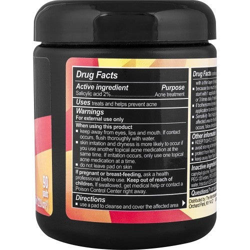 4 Pack Acne Treatment Pads with Salicylic Acid - Clear and Prevent Breakouts