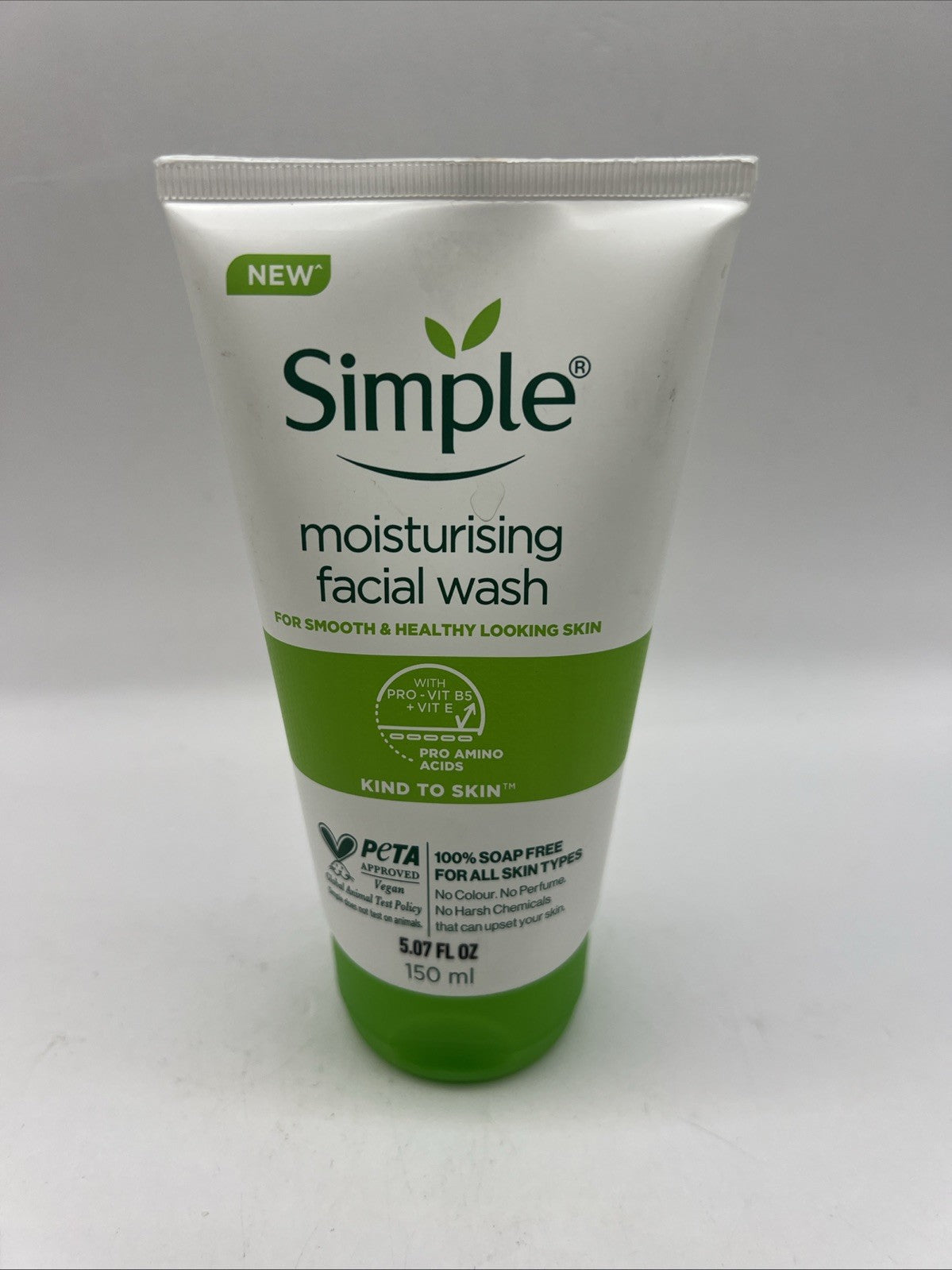 Simple Moisturizing Facial Wash 5 Oz