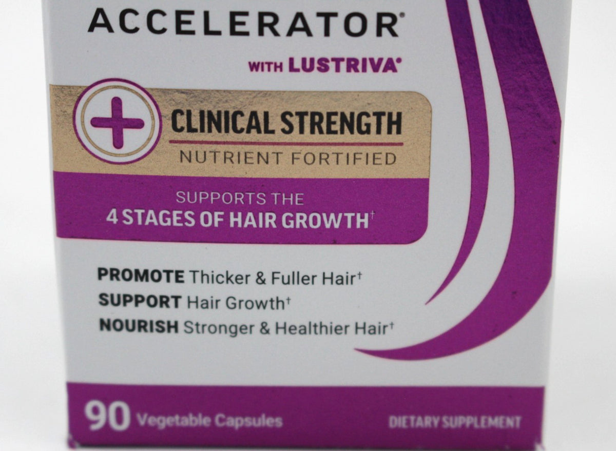 Hair Growth Accelerator With Lustriva 90 Capsules
