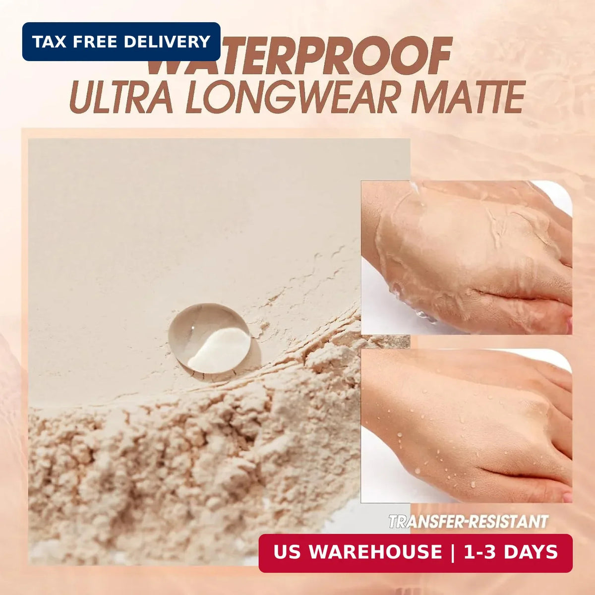 Oil Control Matte Face Powder - Long Lasting Setting Makeup with Shine-Free Finish