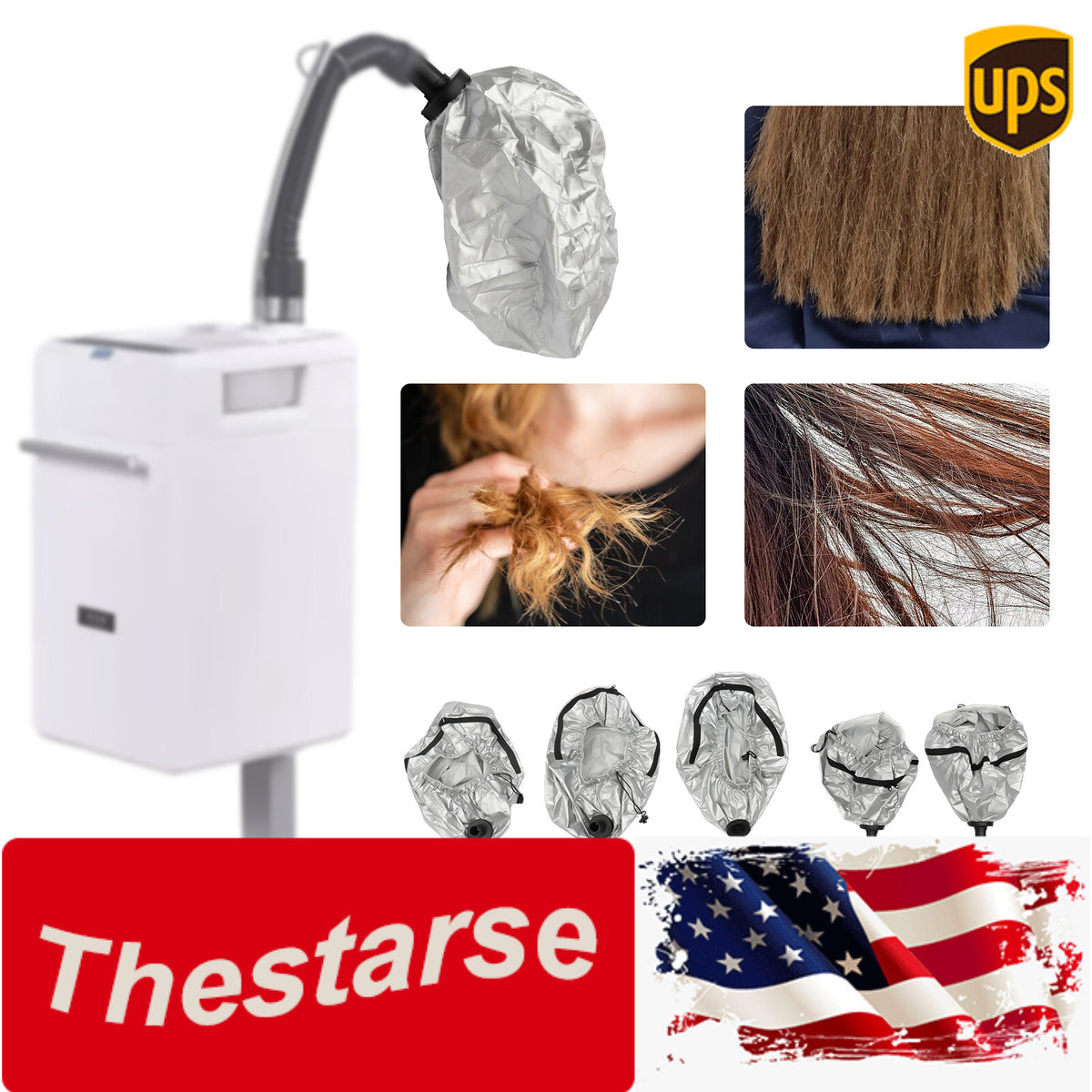 10-Pcs Hair Dye Caps - Waterproof Salon Heat Treatment