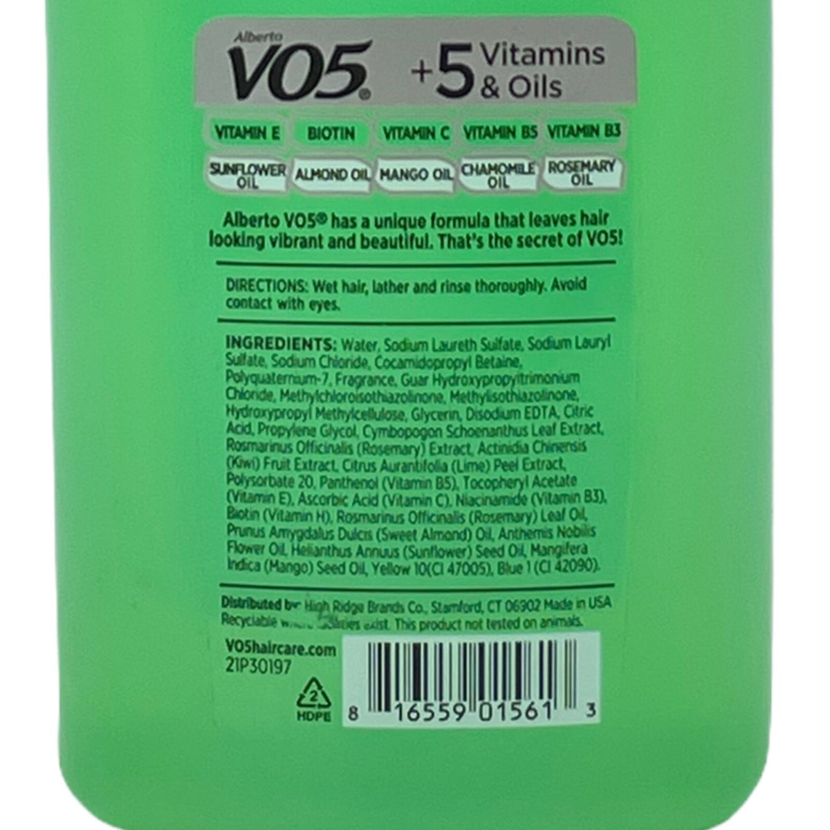 VO5 Kiwi Lime Squeeze Shampoo & Conditioner Set 33 oz 5 Vitamins Oils