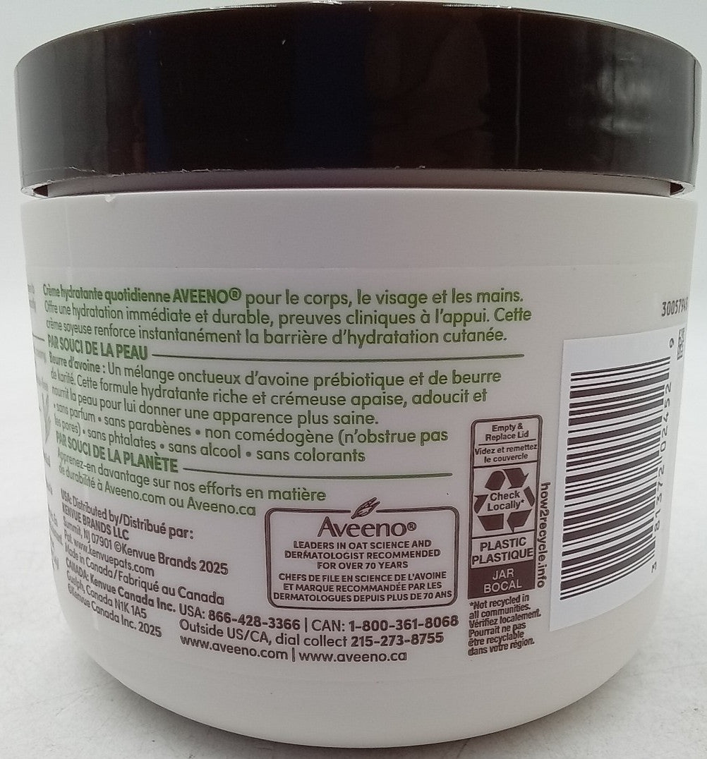 AVEENO Daily Moisturizing Cream Normal to Dry Sensitive Skin 20 oz