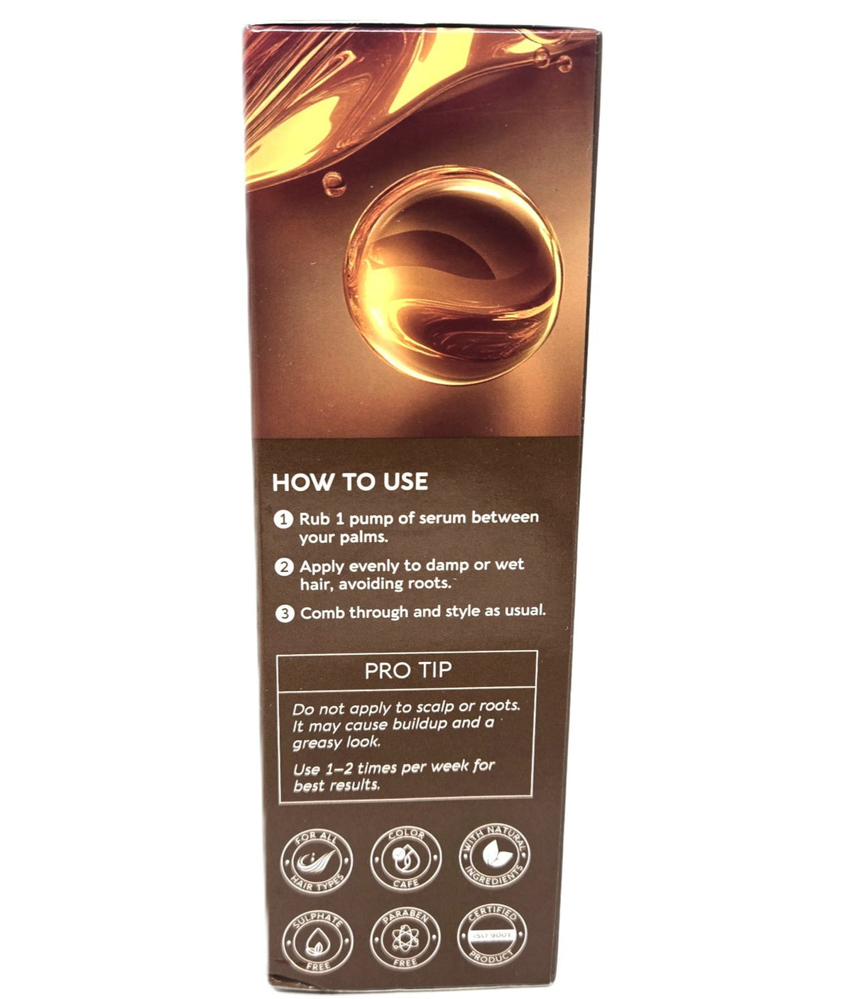 Silky Shiny Hair Oil Serum 3.4 fl oz for Hair Nourishment & Shine