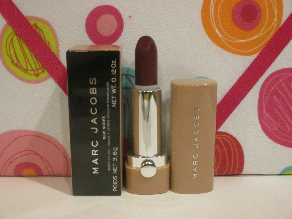 MARC JACOBS NEW NUDES Sheer Gel Lipstick 158 May Day 0.12 oz