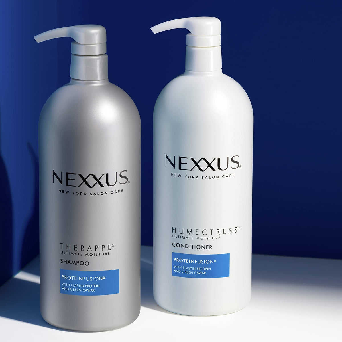 Nexxus Moisturizing Shampoo & Conditioner for Dry Hair Silicone-Free - Salon-Quality Repair & Hydration