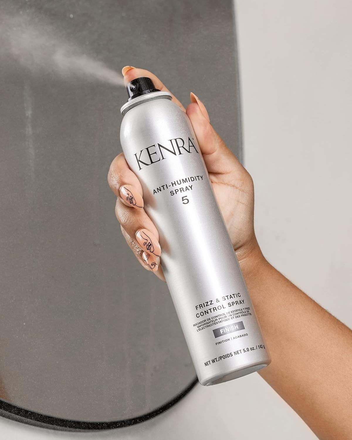 Anti-Humidity Hair Spray - Lightweight, 72-Hour Frizz Control & Thermal Protection