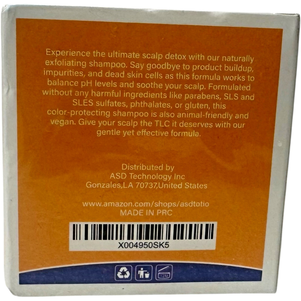 2 In 1 Scalp & Body Scrub - Exfoliating Smooth Moisturizing 8.82 oz