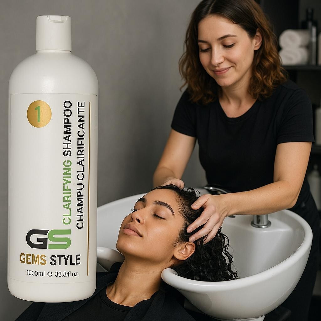 Clarifying Shampoo for All Hair Types - Deep Clean & Shine - 4 oz