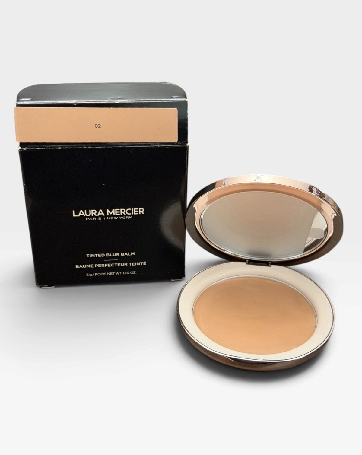 Tinted Blur Balm to Powder Matte Foundation with Peptides - Buildable 12 Hr Wear