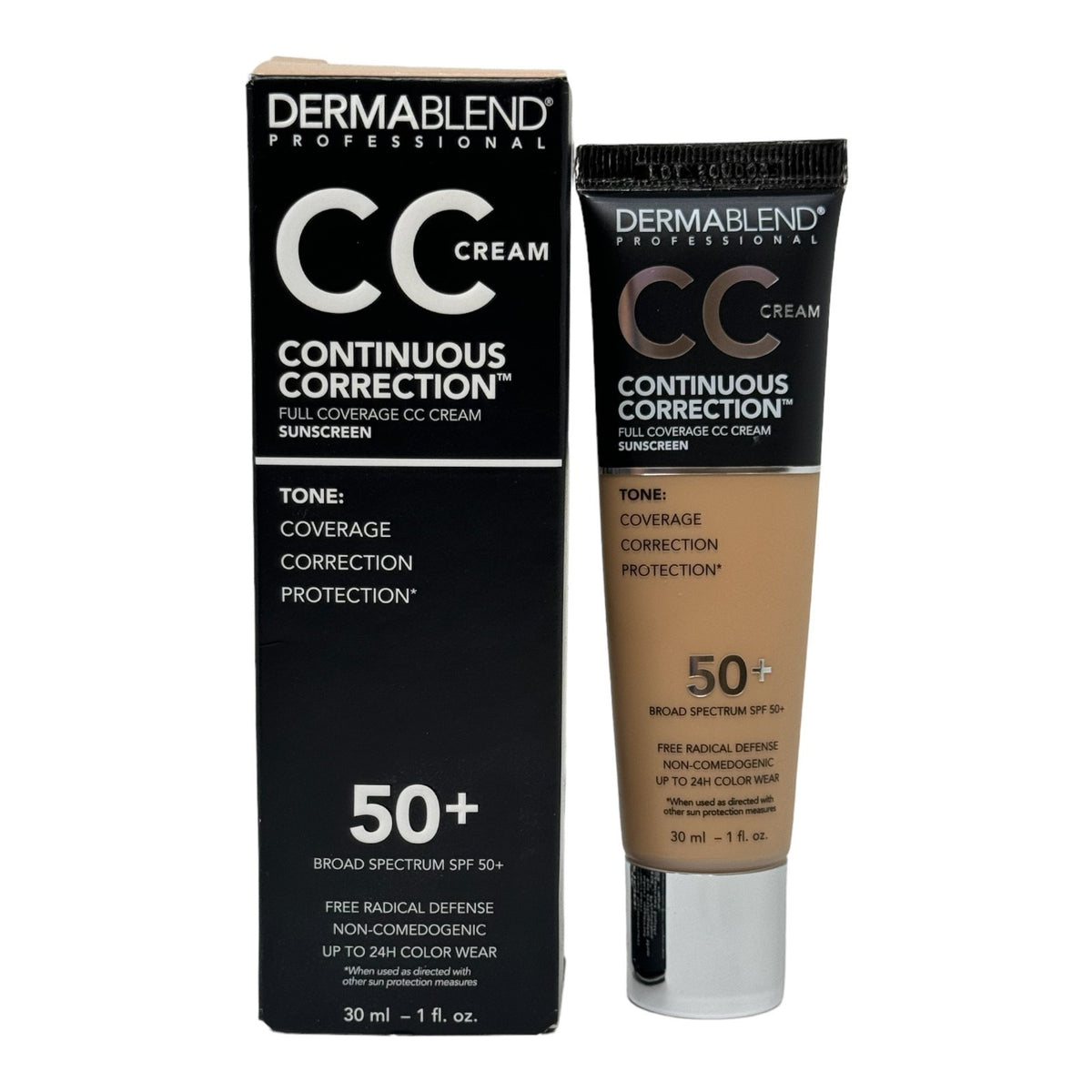 Dermablend Continuous Correction CC Cream SPF50+ Light to Medium 35N - Full Coverage Foundation