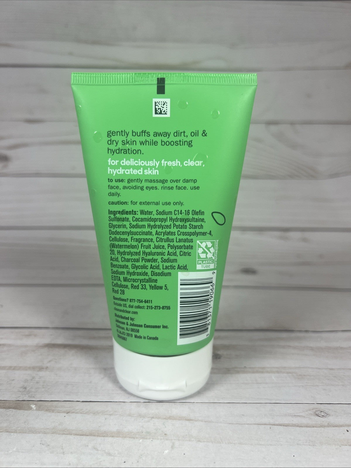 Clean & Clear Watermelon Juicy Scrub Exfoliator Oil-Free 4.2oz (3x)