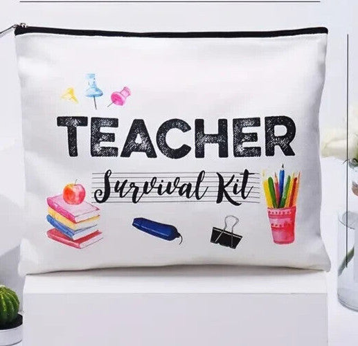 Teacher Appreciation Gift Pencil Pouch Waterproof Cosmetic Bag