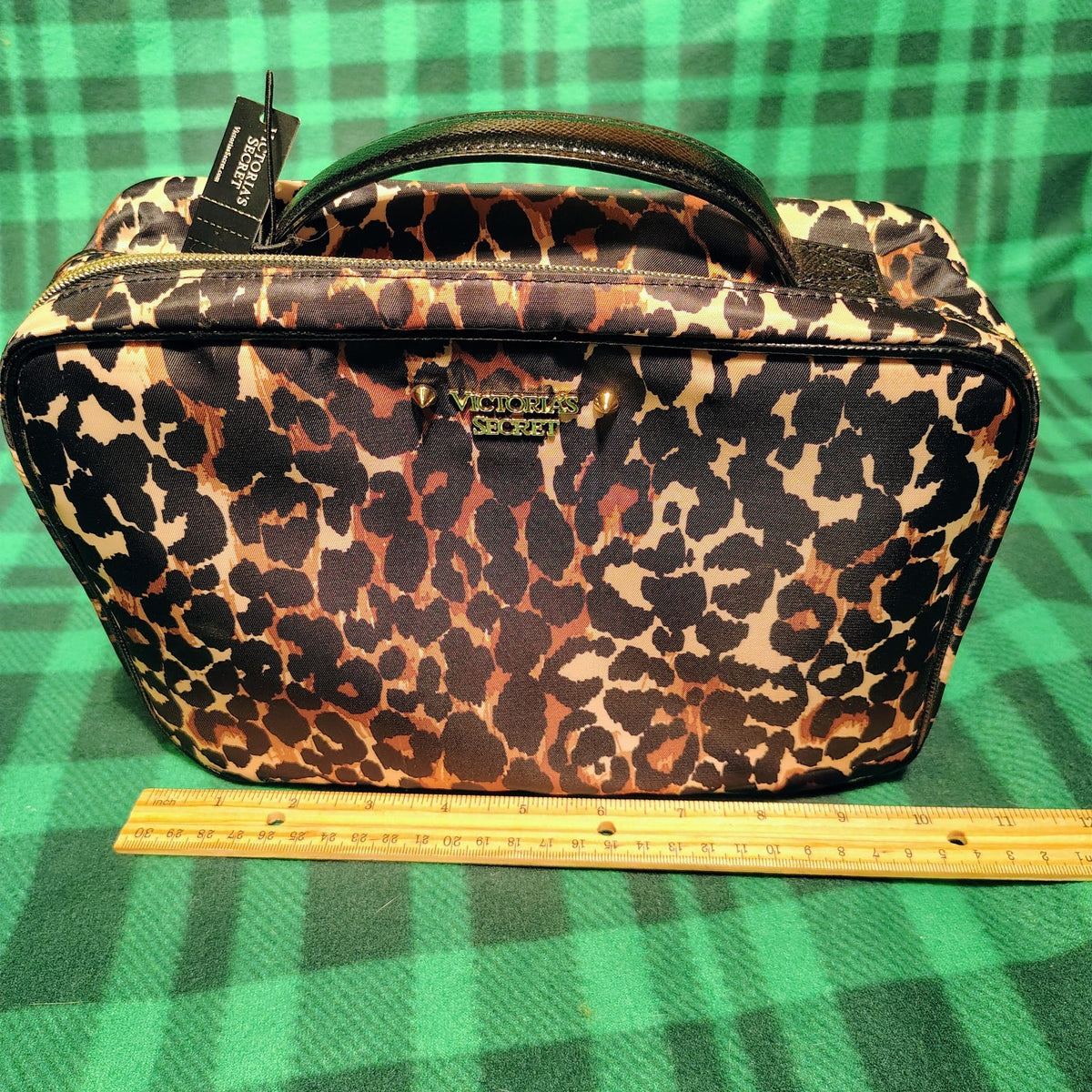 Victoria's Secret Exotic Leopard 3-Piece Makeup Bag Travel Set