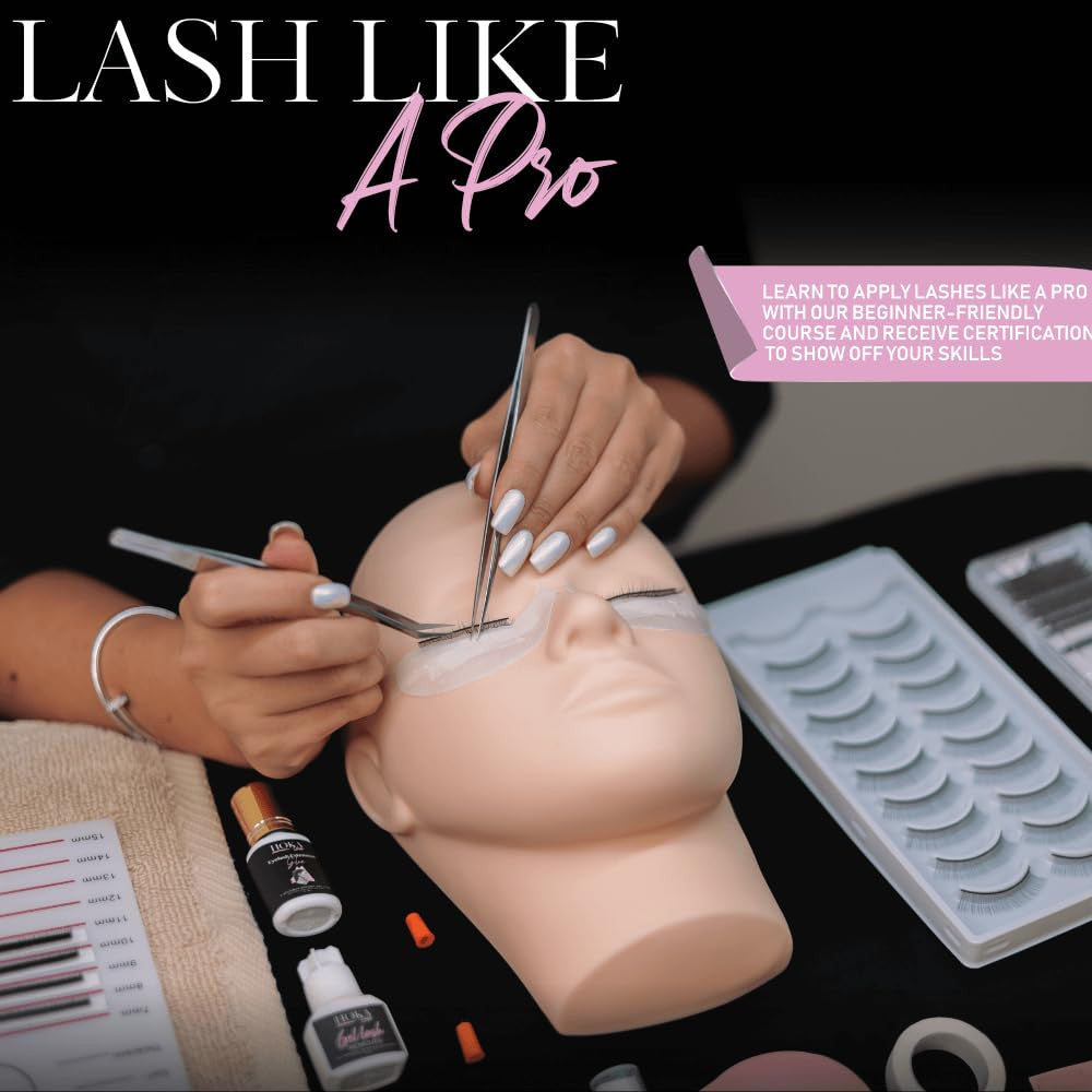 Professional Lash Extension Kit & Training Course with Certification