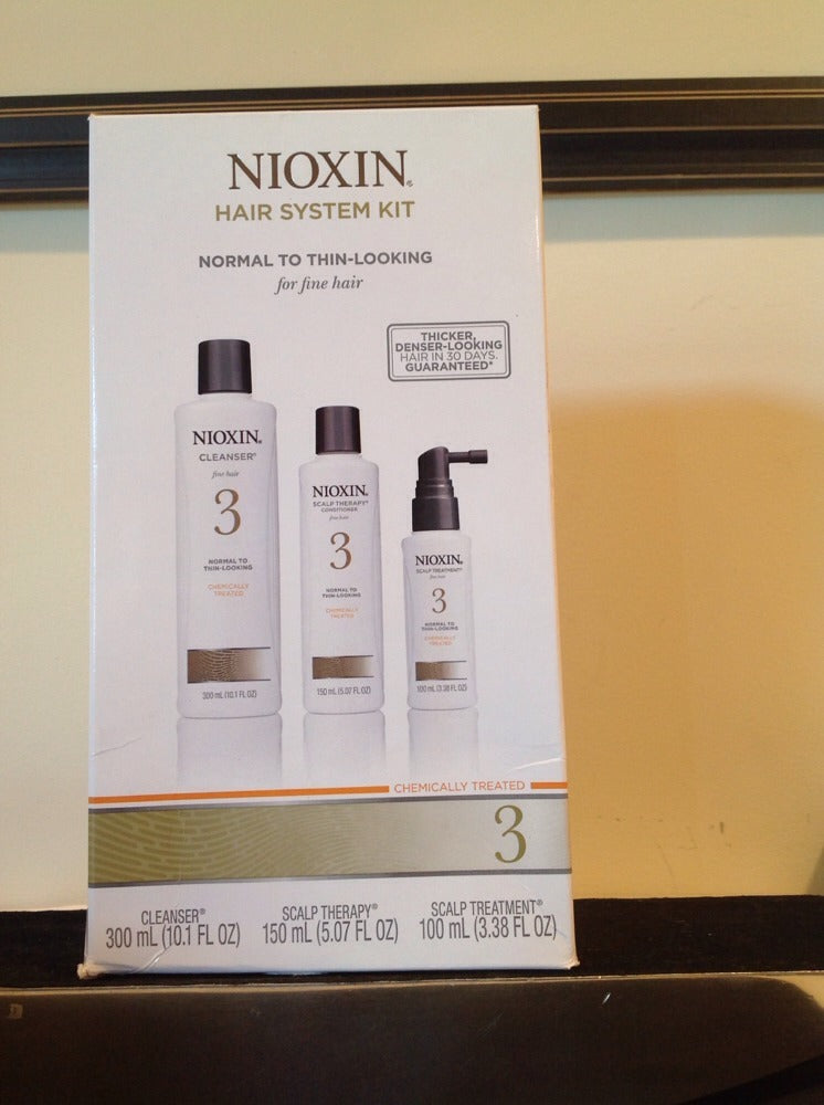 NIOXIN HAIR SYSTEM KIT 3 NORMAL TO THIN LOOKING For Fine