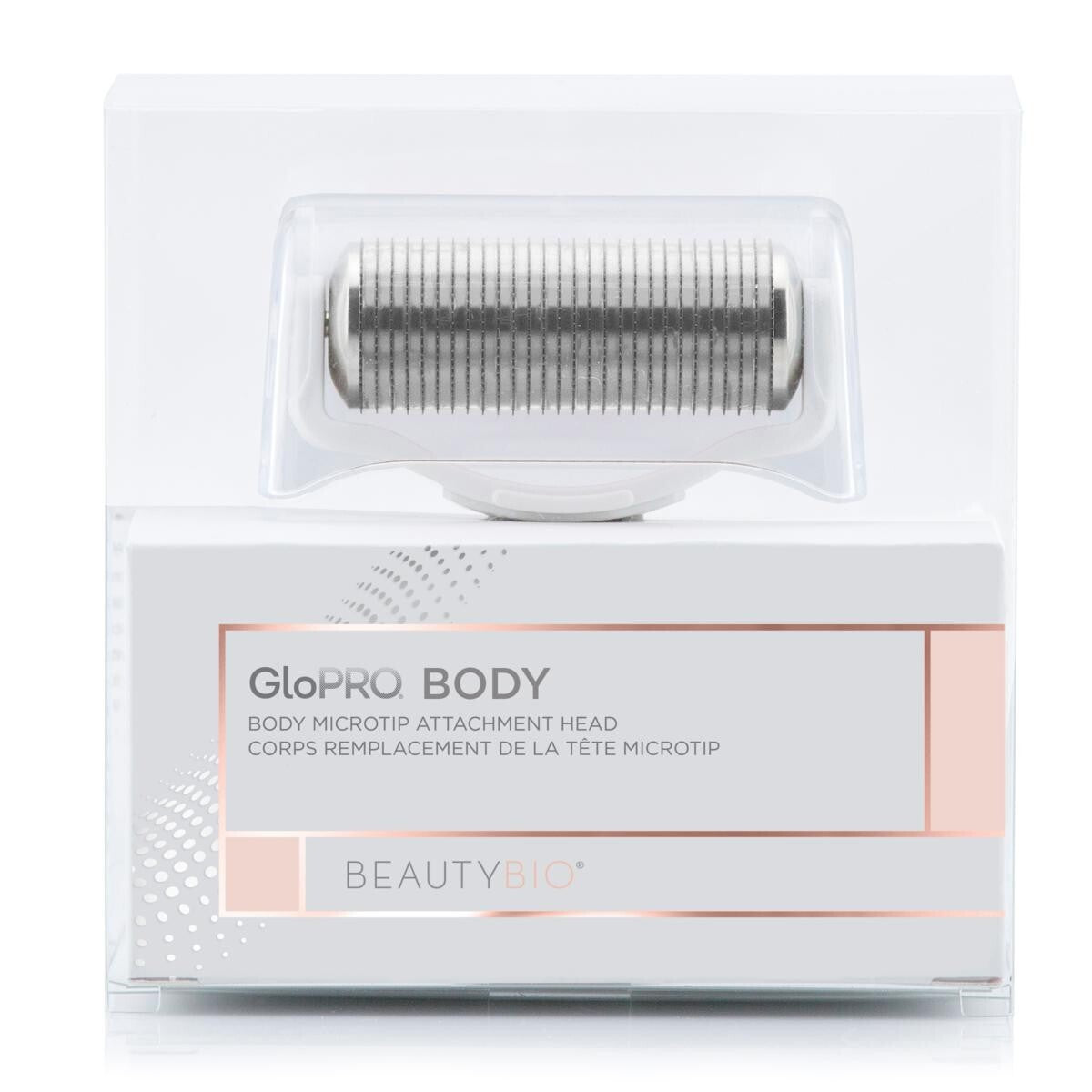 GloPRO Body Roller Head for Skin Firming & Exfoliation - White