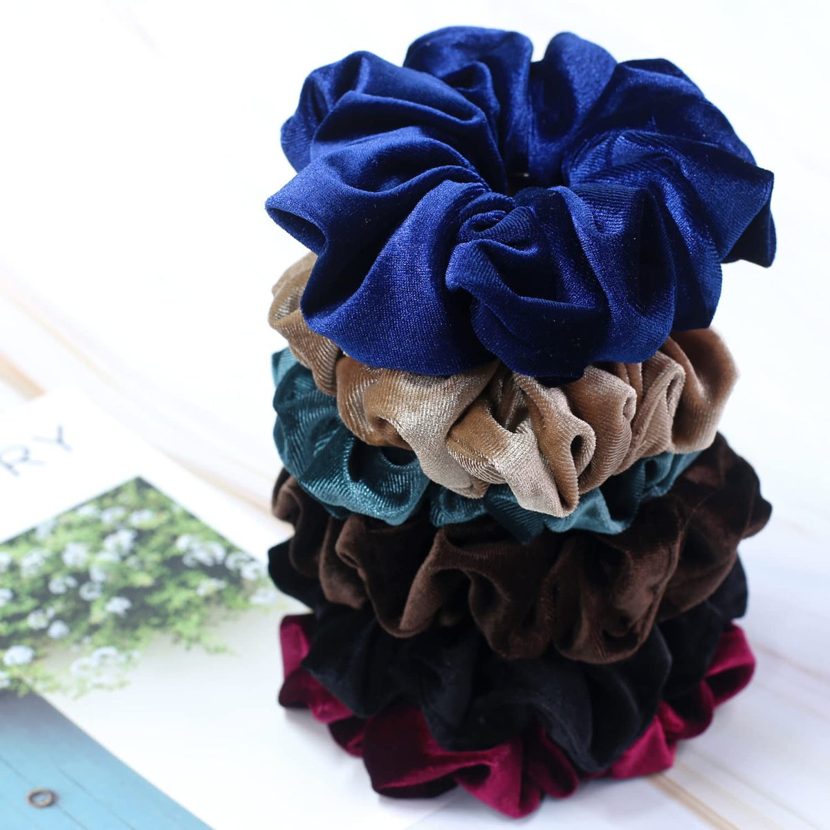 IVARYSS Extra Large Scrunchies for Women's 1 Count (Pack of 4),