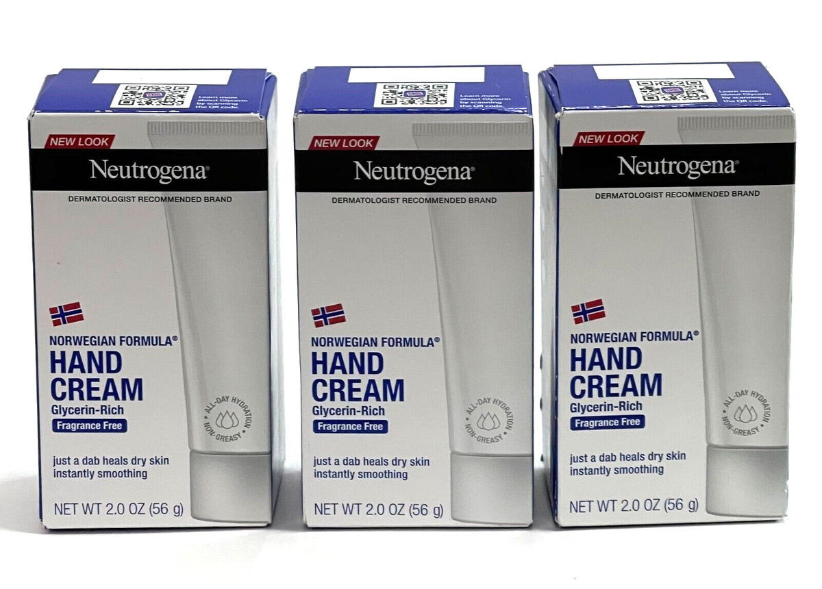 Neutrogena Norwegian Formula Hand Cream 2 oz, 3-Pack