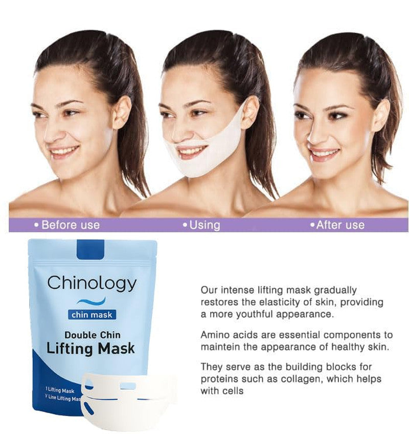 Chin Lifting Mask - Double Chin & Jawline Firming Treatment
