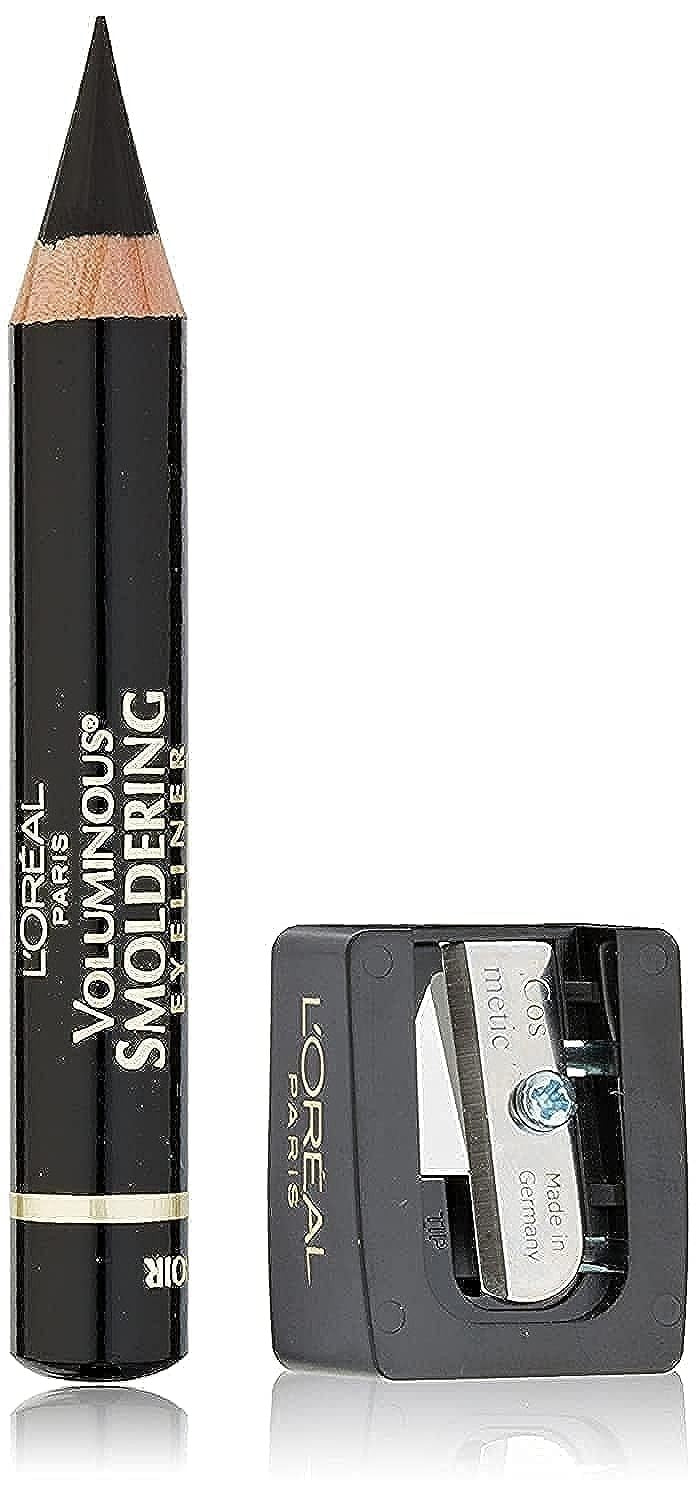 L'Oreal Voluminous Smoldering Eyeliner, Black, 0.056 oz | 1 Count