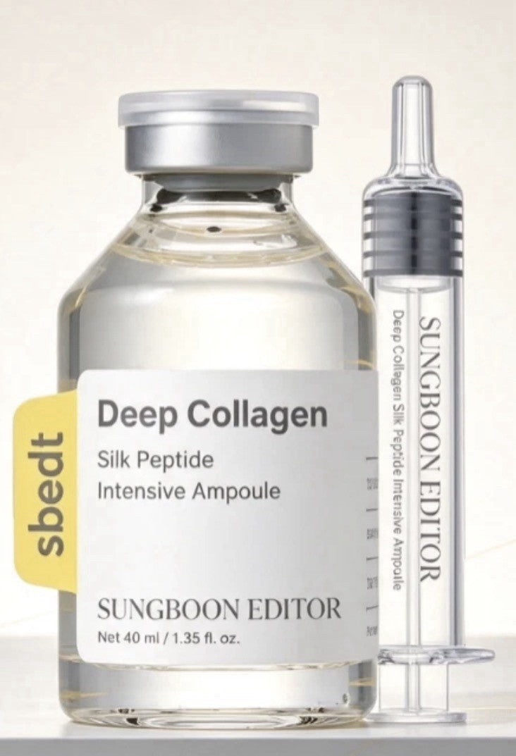 Deep Collagen Silk Peptide Ampoule 40ml - Anti-Aging Skin Serum