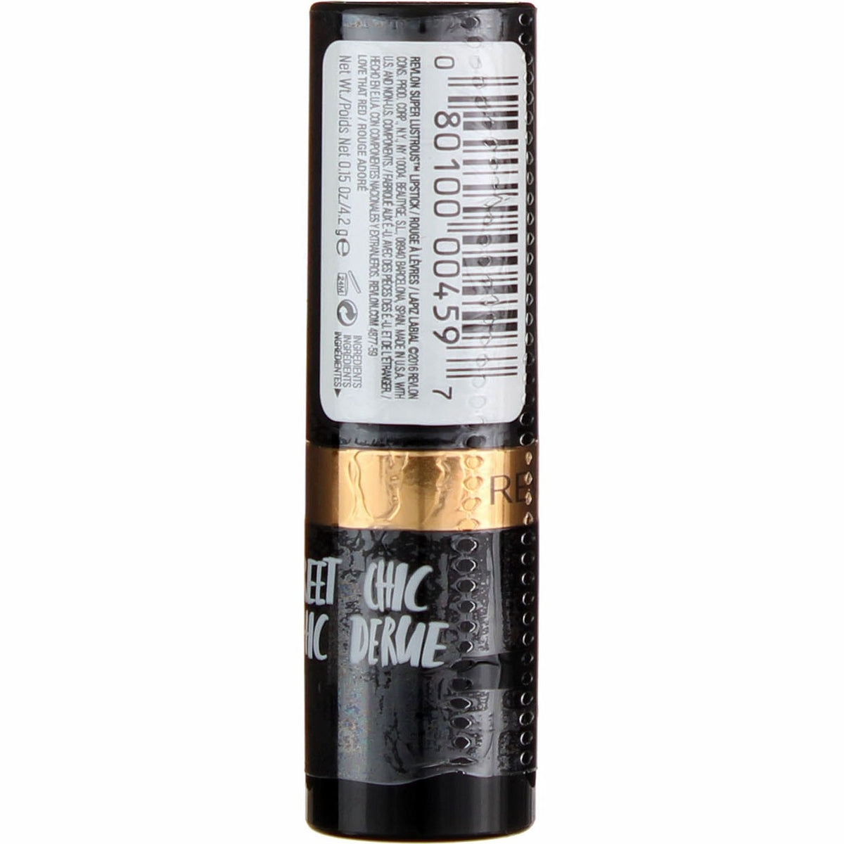 Moisturizing Red Lipstick Creme - Love That Red 725, 0.15 fl oz - Pack of 4