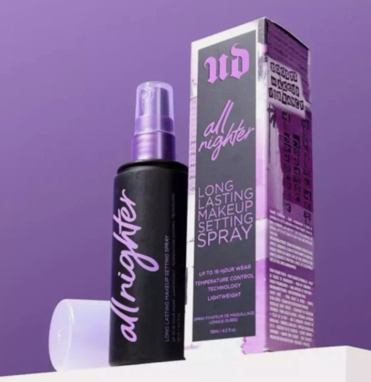 Long Lasting Makeup Setting Spray with 24-Hour Wear & Cooling Technology - 4 Fl Oz
