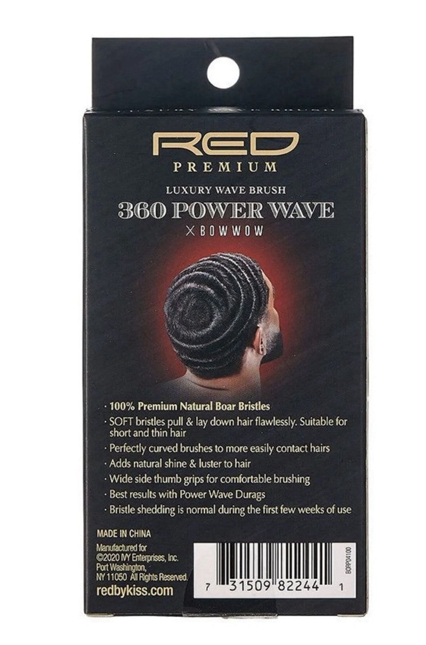 Kiss Bow Wow X 360 Power Wave Soft Boar Brush Gentle Training for Dogs
