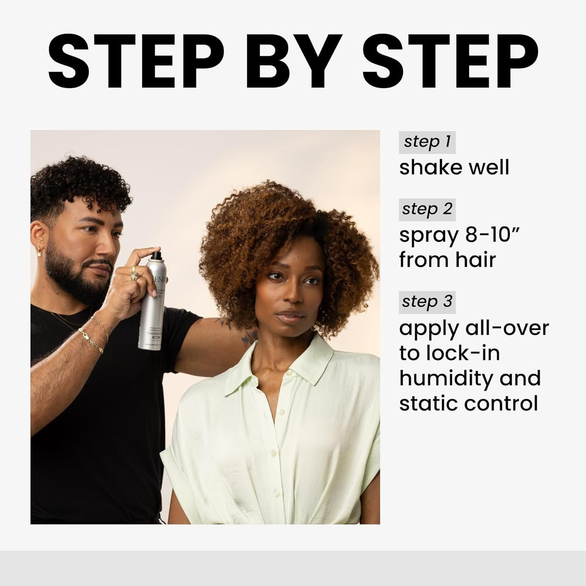 Anti-Humidity Hair Spray - Lightweight, 72-Hour Frizz Control & Thermal Protection