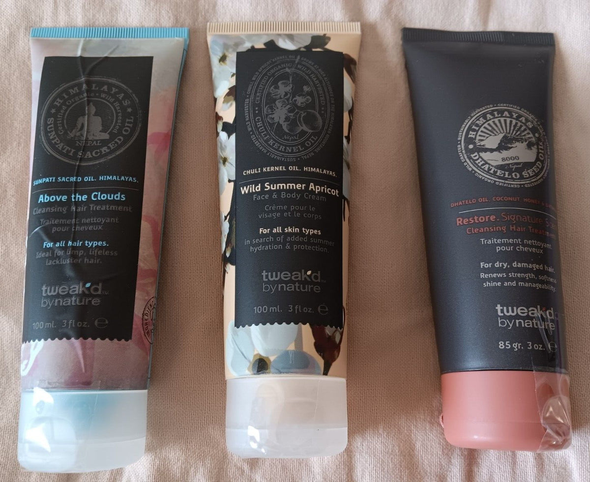 Tweak'd Hair & Body Cream Cleansing Treatment Lot of 3 - Dry Damaged Hair 3 oz