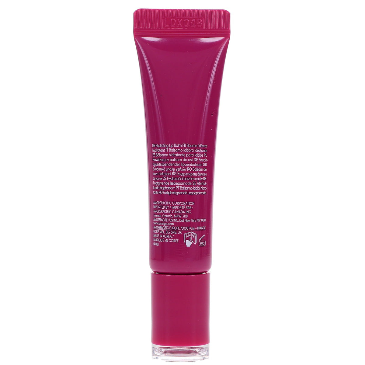Lip Serum with Blueberry Tint - Hydrating Lip Gloss for Juicy Shine