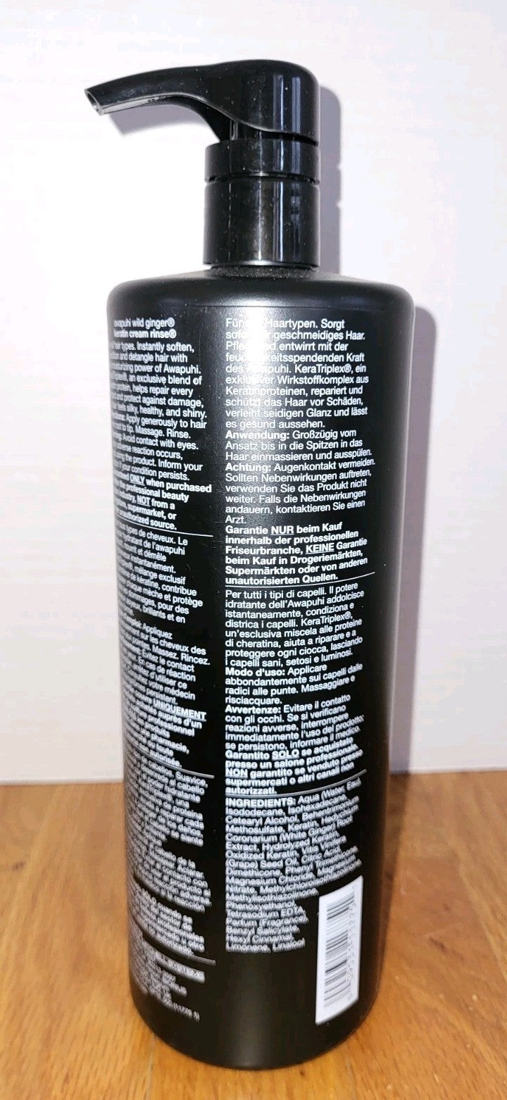Paul Mitchell Awapuhi Wild Ginger Keratin Hair Rinse 33.8 Oz - Discontinued