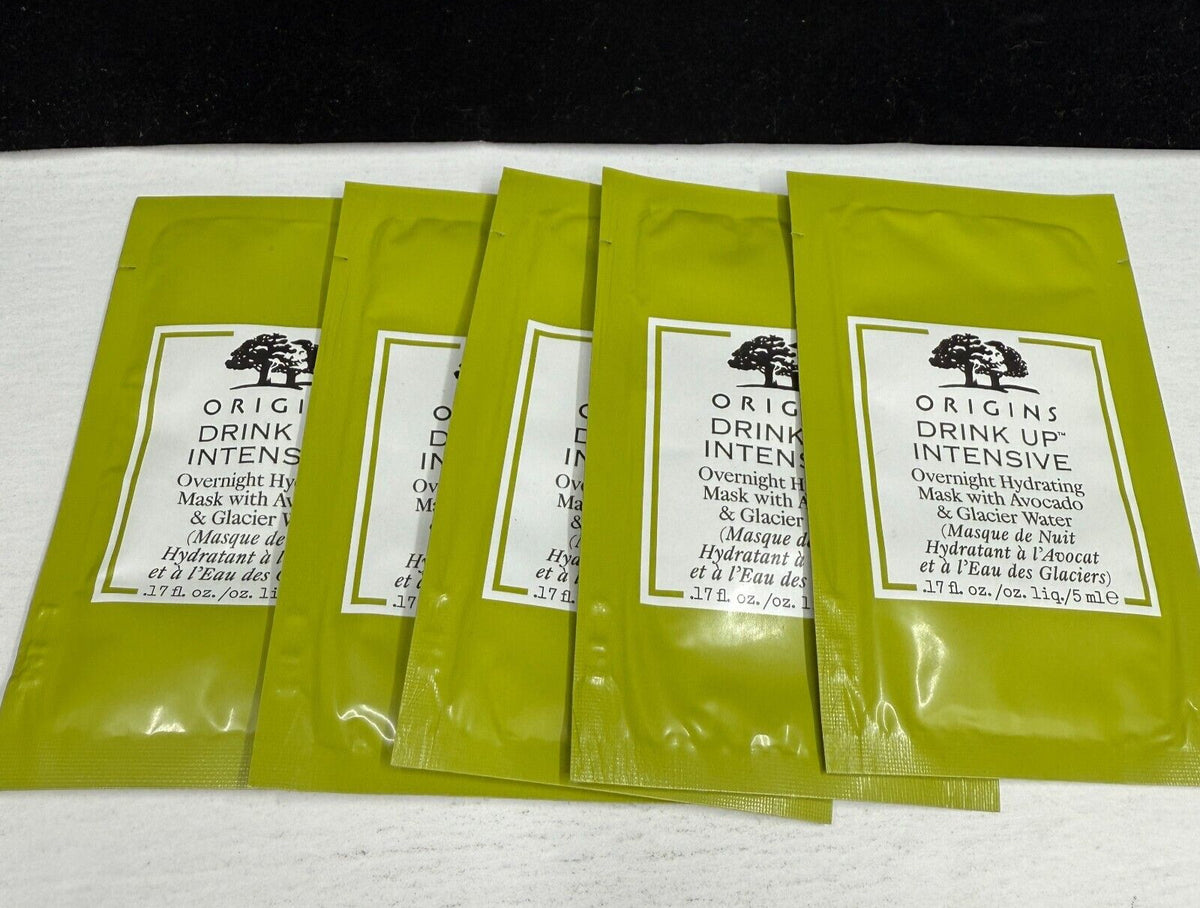 Intensive Overnight Hydrating Mask with Avocado & Glacier - 5 Pack