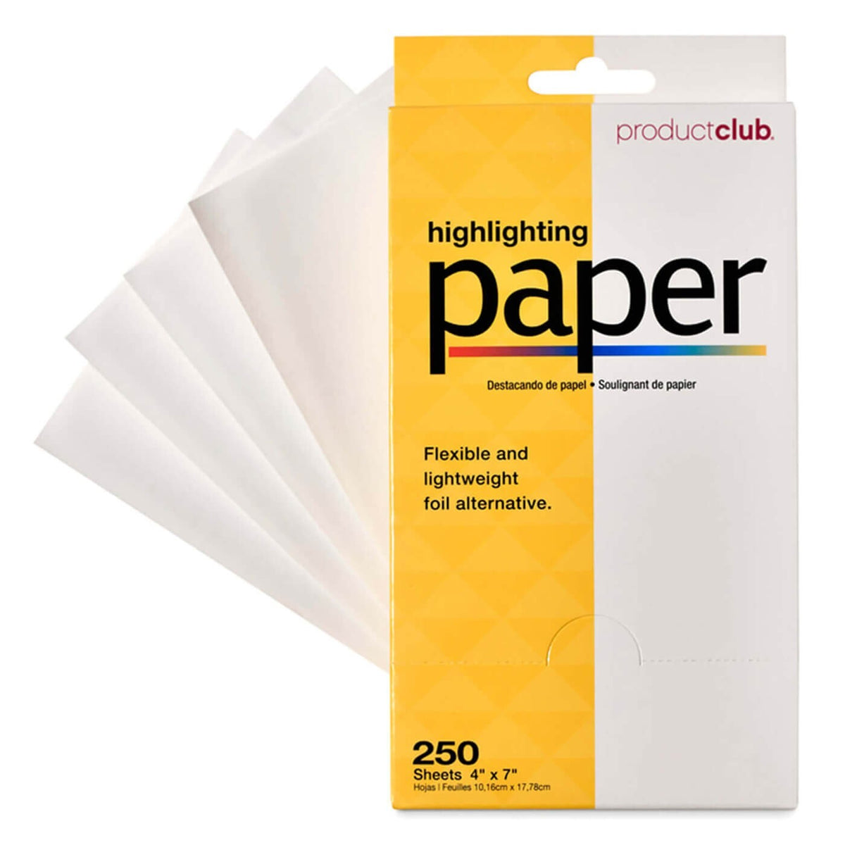 Highlighting Paper 4" x 7" - 250 ct. Flexible Salon