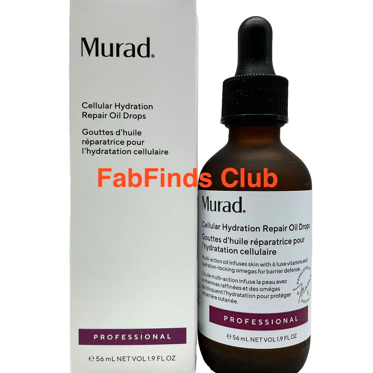 Murad Cellular Hydration Repair Oil Drops Professional Size 1.9oz/56ml - Face Moisturizer & Barrier Repair