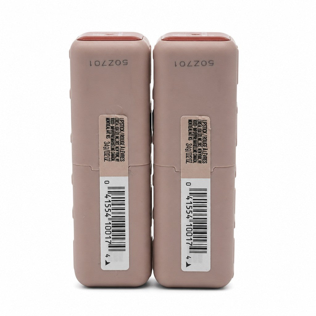 Maybelline Lipstick Serum 8HR Lip Plumping Moisturizing Lipstick 2-Pack - Soft Nude