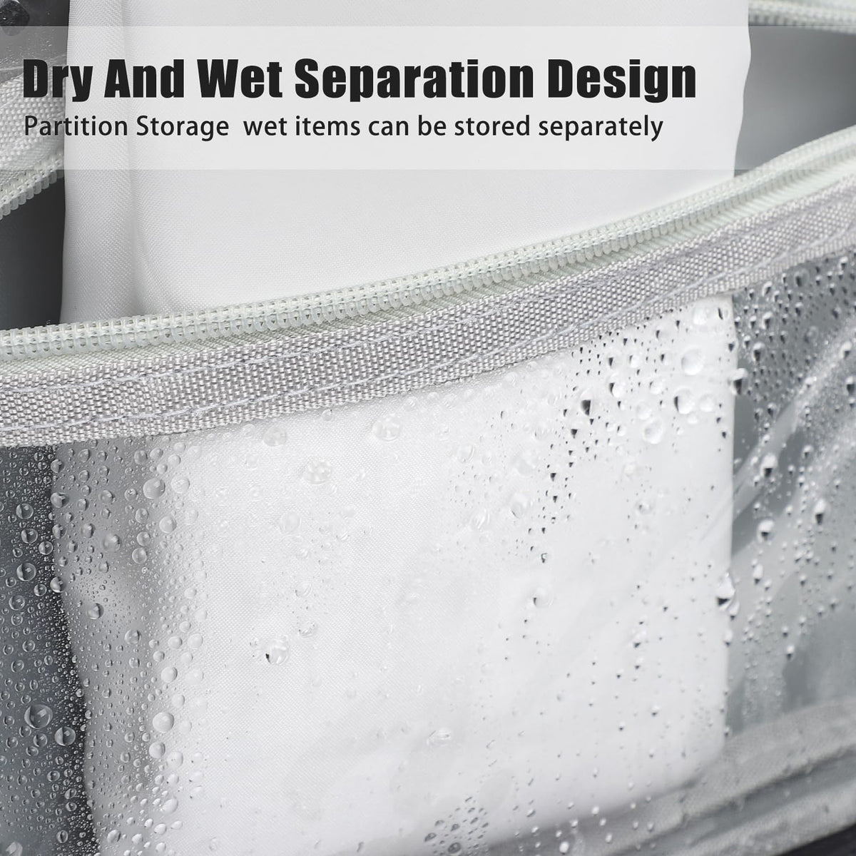 Waterproof Travel Toiletry Bag for Men & Women - Compact Hanging Organizer