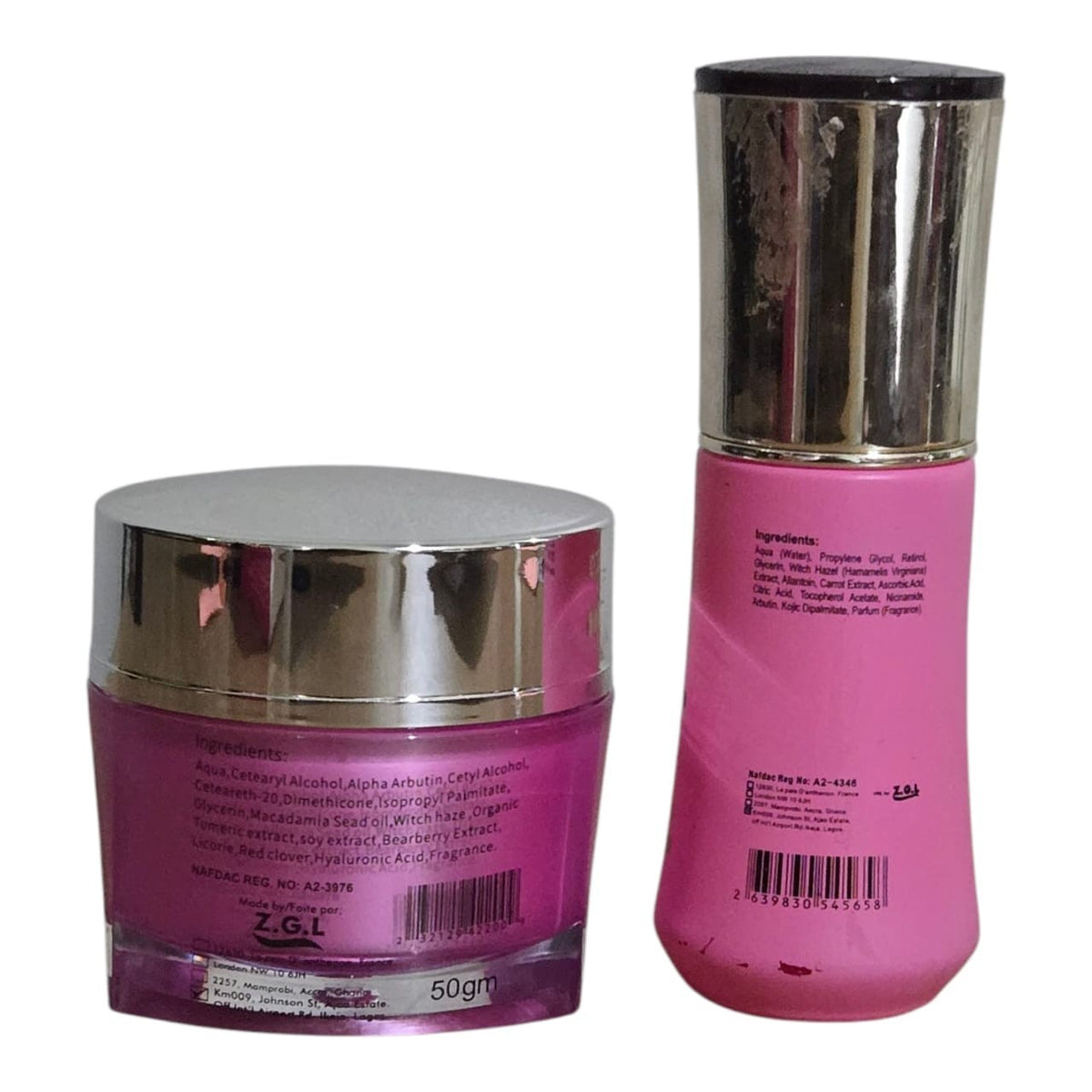 Egyptian Glow Anti-Spot Face Cream & Vitamin C Serum Set - Skin Doctor
