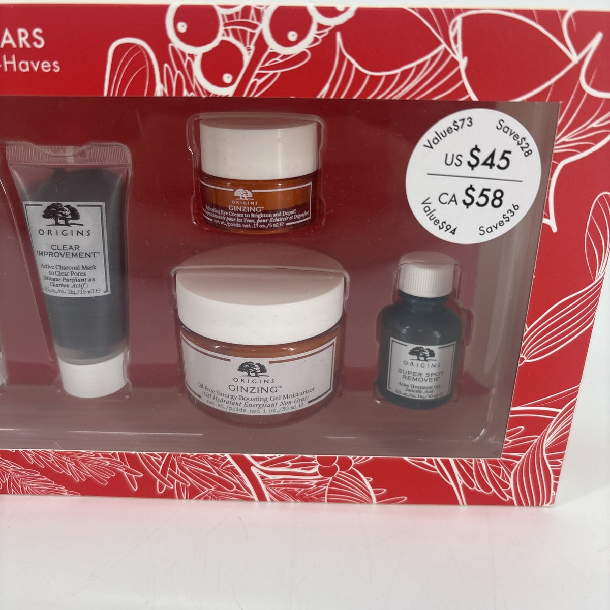 Origins Skincare Gift Set - 7-Piece Skincare Collection for Radiance