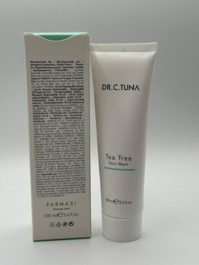 Tea Tree Face Wash for Oily & Combination Skin - 100ml Gel Cleanser
