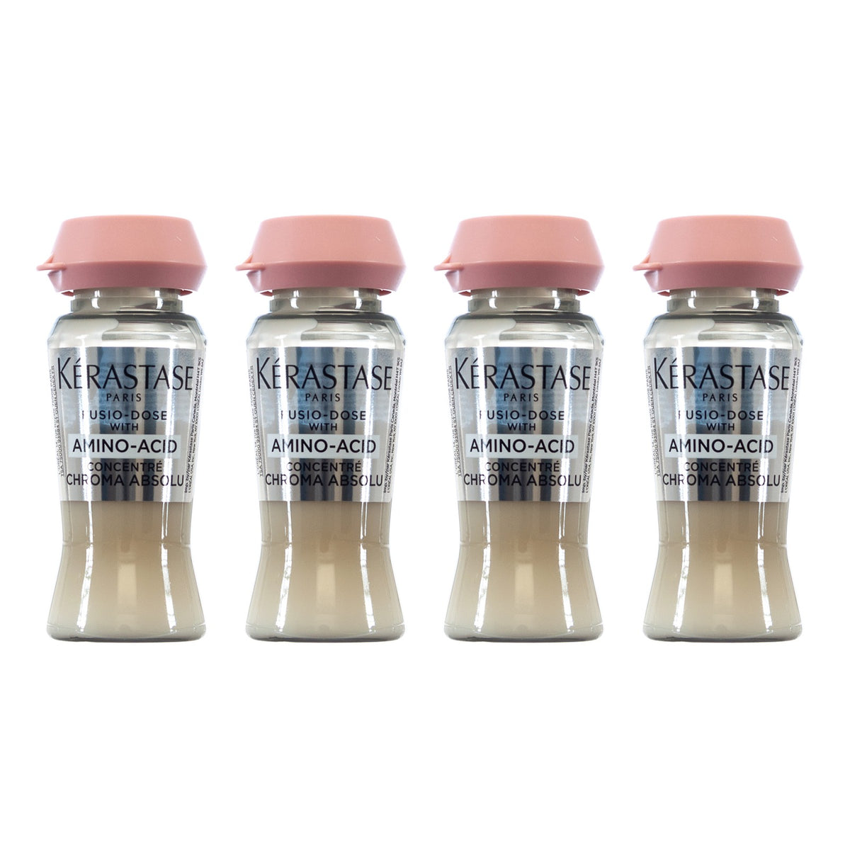 Kerastase Fusio Dose Hair Treatment Vials - Amino Acid Concentrate for Color Care 4-Pack
