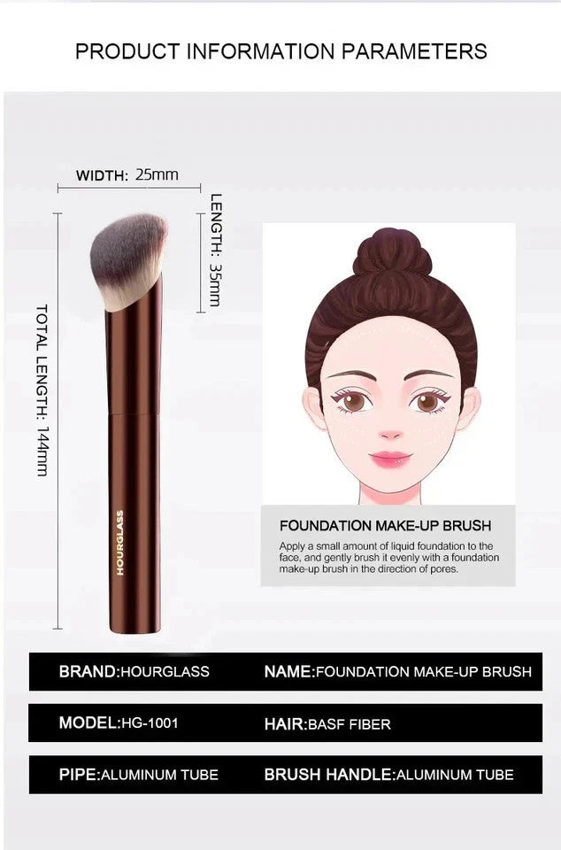 Soft Glow Foundation Brush - Seamless Blending Makeup Tool