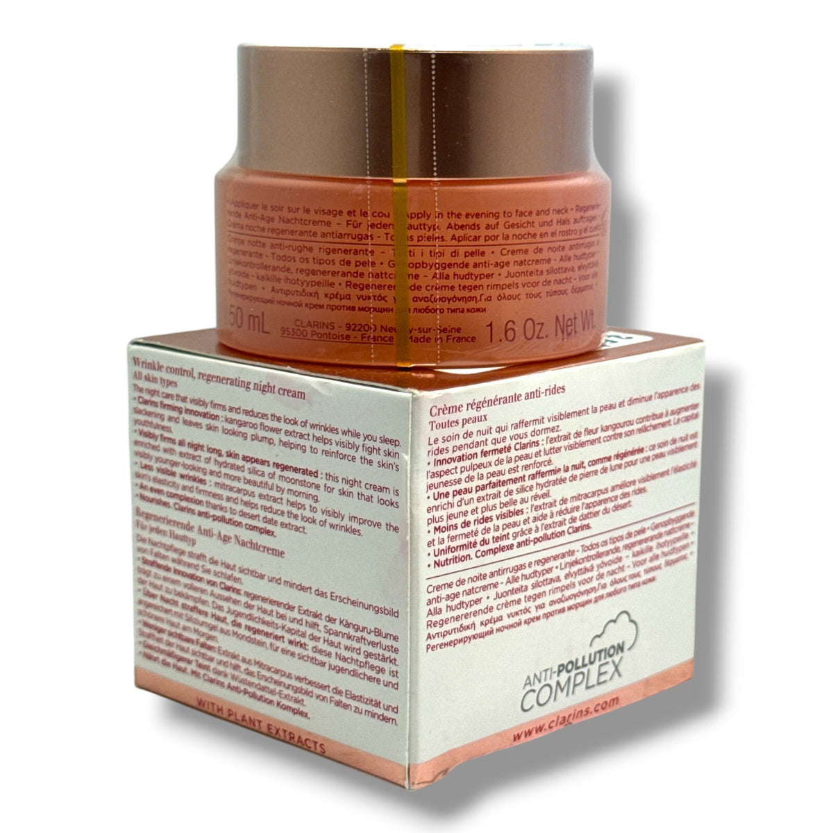 Clarins Extra-Firming Night Wrinkle Control Regenerating Cream 50ml