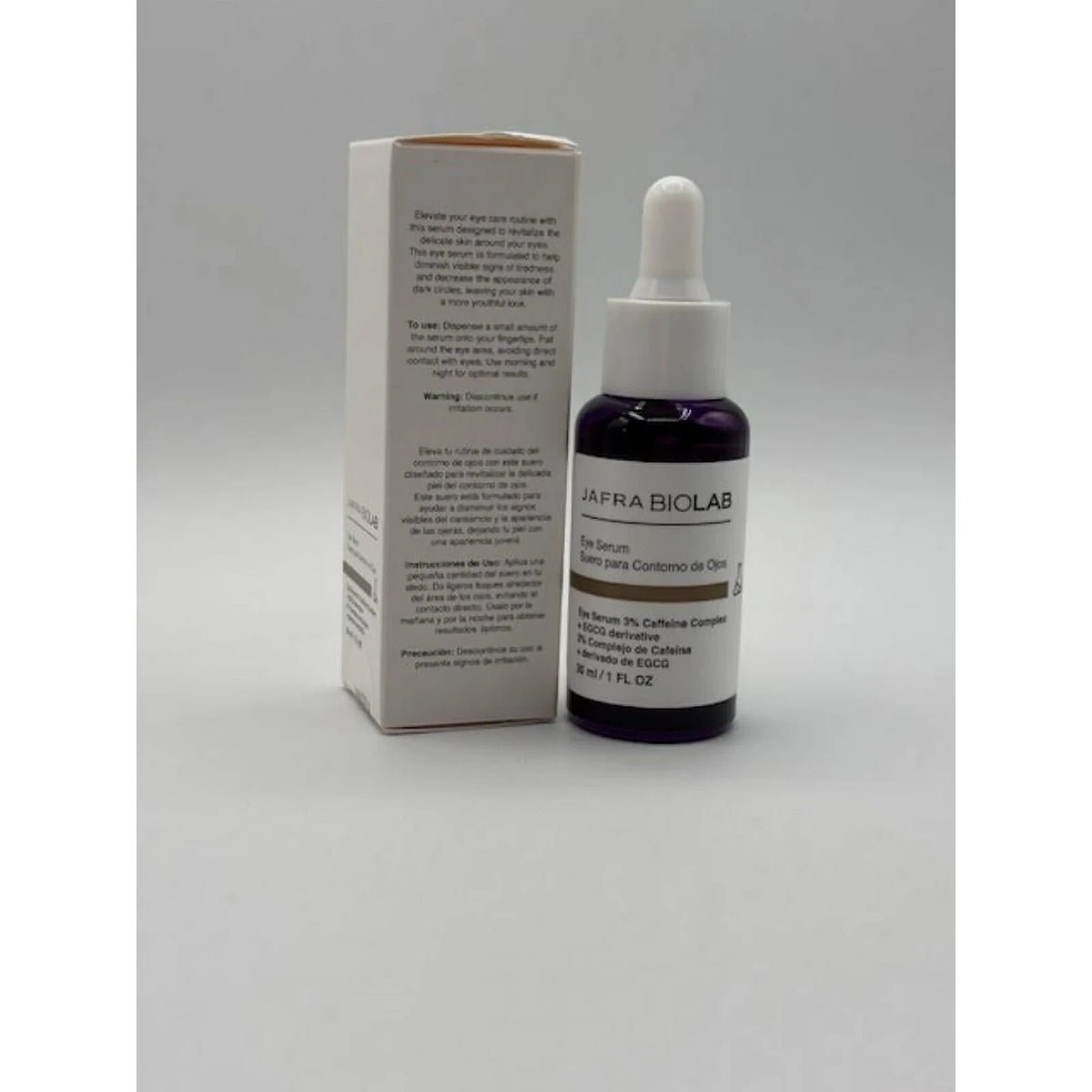 Eye Serum with Caffeine Complex & EGCG - Reduce Puffiness & Dark Circles